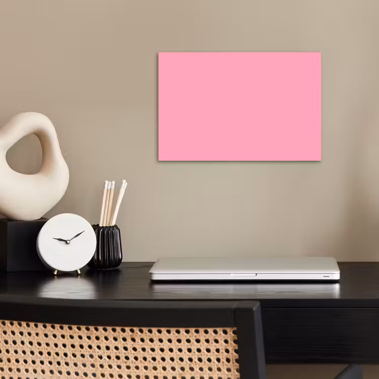 Bubblegum - Pink - Roze poster papier klein 62 -sfeer1
