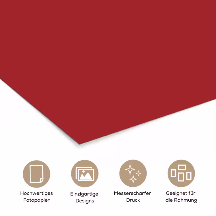 Burgundy - Wine - Rood poster papier klein 62 -tcloseup_DE