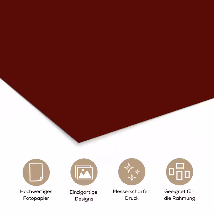 Burnt - Mahogany - Rood poster papier klein 62 -tcloseup_DE