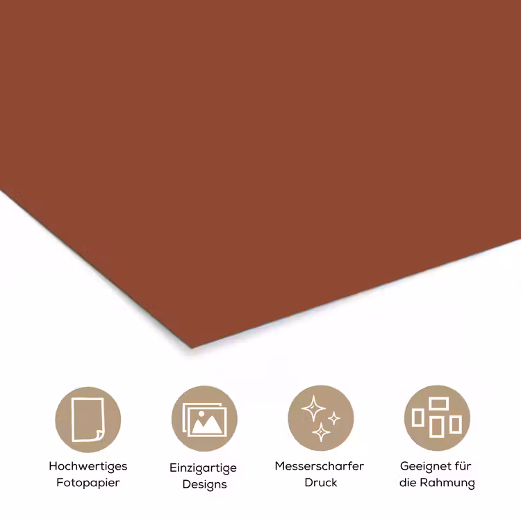 Burnt - Mahogany - Terracotta poster papier klein 62 -tcloseup_DE