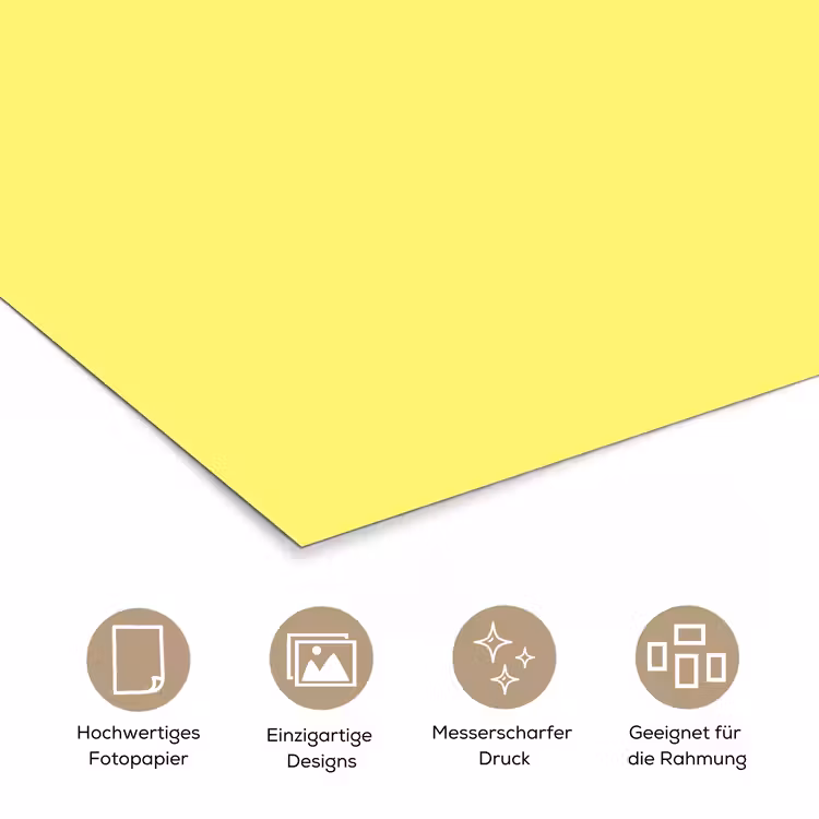 Buttery - Beige - Geel poster papier klein 62 -tcloseup_DE