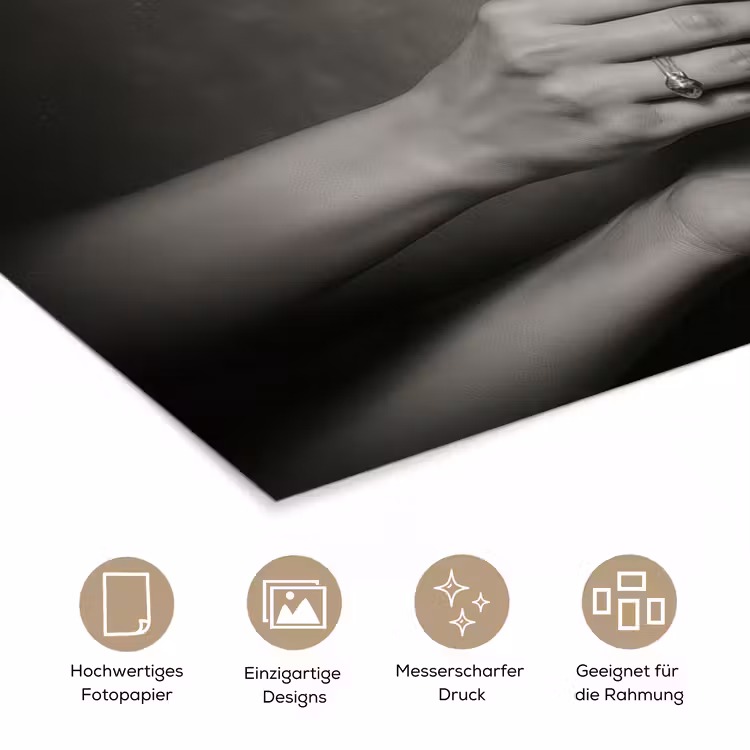 Champagnefles - Glas - Minimalistisch - Spetters poster papier klein -tcloseup_DE