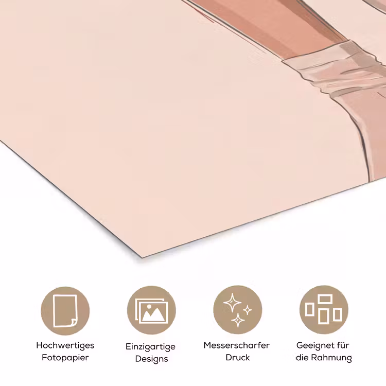 Vrouw - Schoen - Mode - Lifestyle - Groen poster papier klein -tcloseup_DE