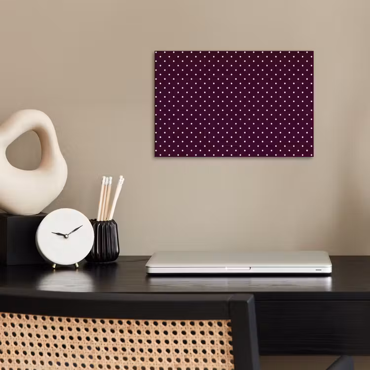 Stippen - Modern - Paars poster papier klein 62 -sfeer1