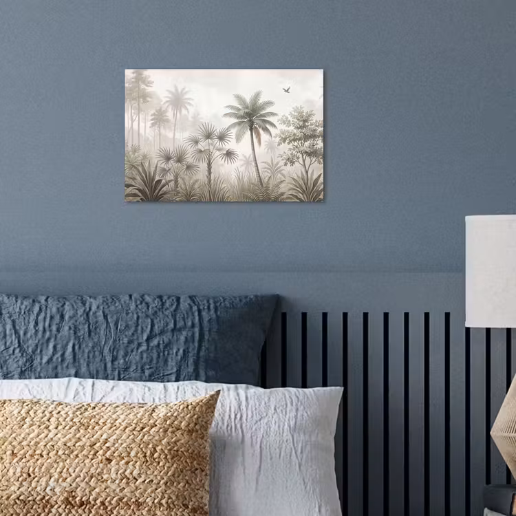 Jungle - Palmbomen - Natuur poster papier klein -sfeer2