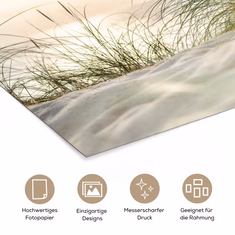 Duin - Waddeneilanden - Water poster papier klein -tcloseup_DE