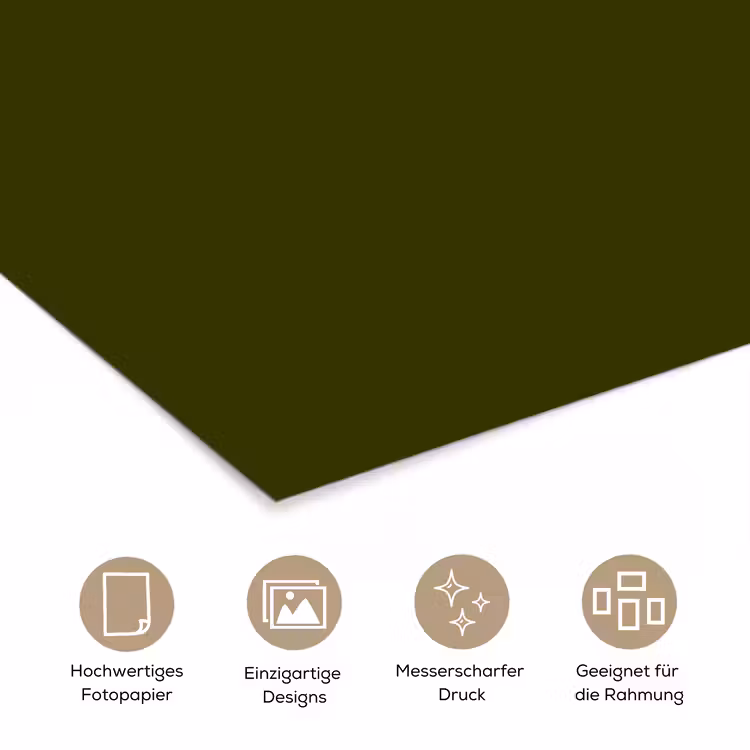 Dark - Olive - Groen poster papier klein 62 -tcloseup_DE