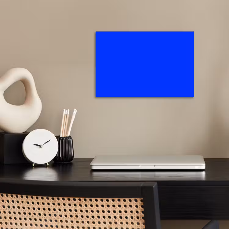 Electric - Blue - Blauw poster papier klein 62 -sfeer1