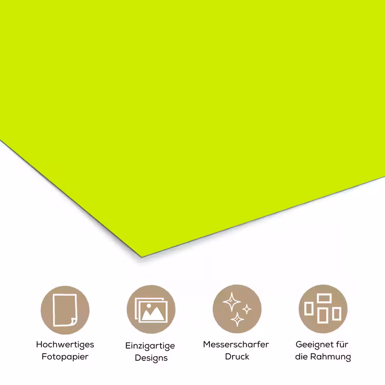 Electric - Lemon - Geel poster papier klein 62 -tcloseup_DE