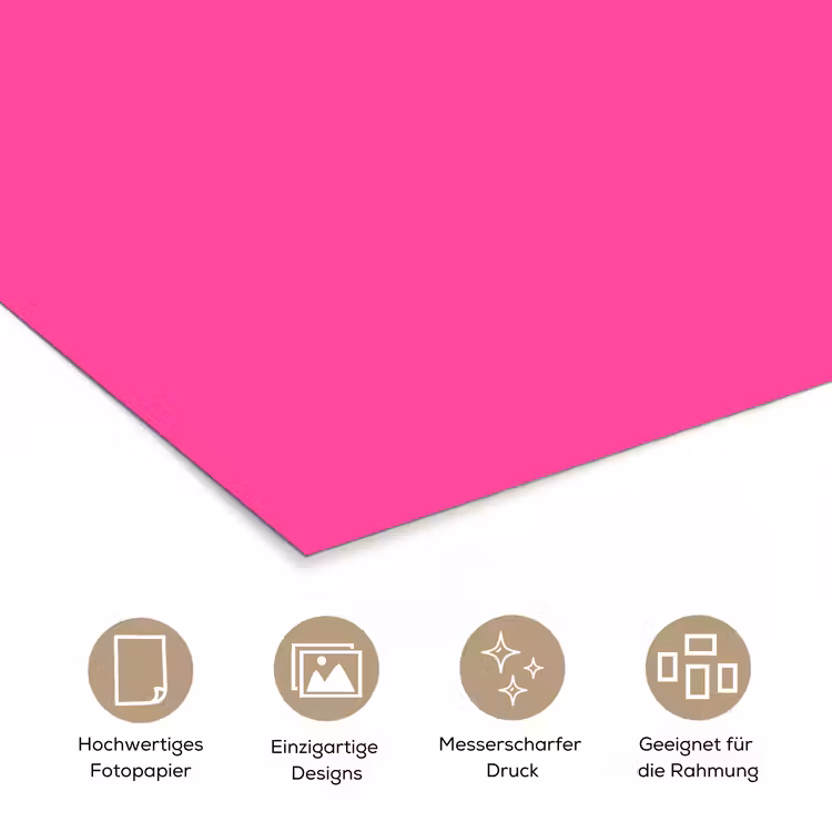 Electric - Magenta - Roze poster papier klein 62 -tcloseup_DE