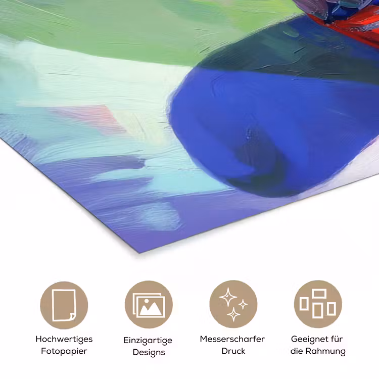 Frisdrank - Blik - Paars poster papier klein -tcloseup_DE