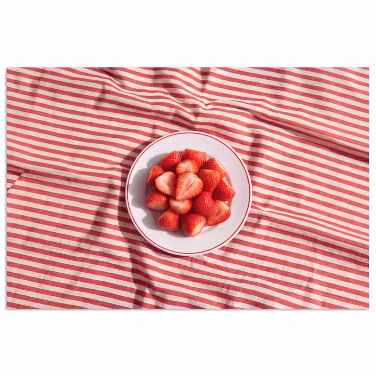 Eten - Aardbeien - Fruit - Zomer - Rood poster papier klein -3d