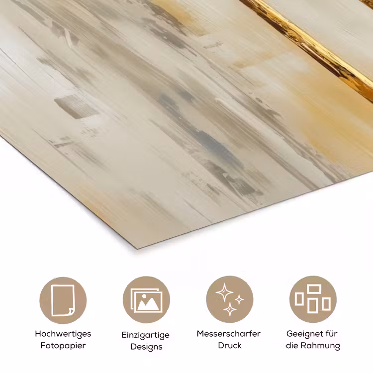 Verf - Goud - Bestek poster papier klein -tcloseup_DE