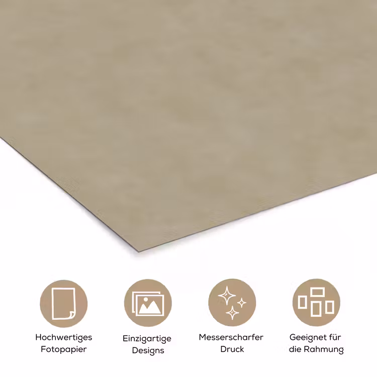 Taupekleur - Gewolkt textuur - Natuurlijk poster papier klein 62 -tcloseup_DE