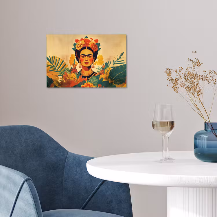 Vrouwelijk - Bloemen - Sieraden poster papier klein -sfeer3