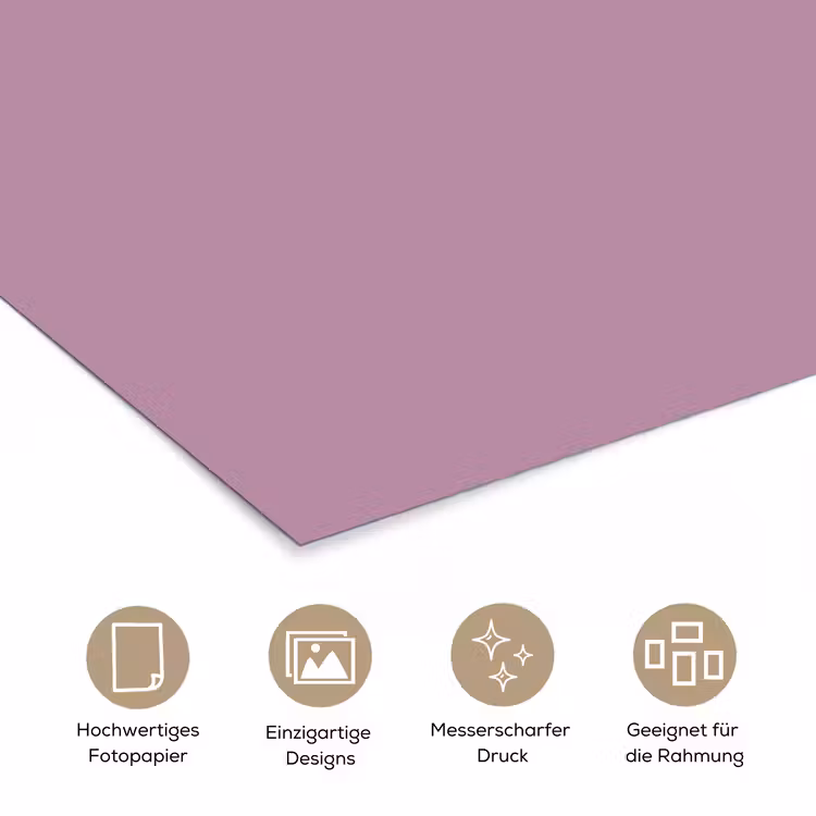 Lilac - Paars - Mauve poster papier klein 62 -tcloseup_DE