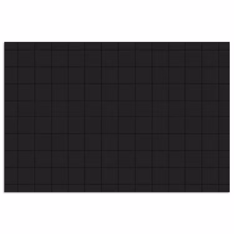 Tegels - Patroon - Mat - Zwart poster papier klein 62 -3d