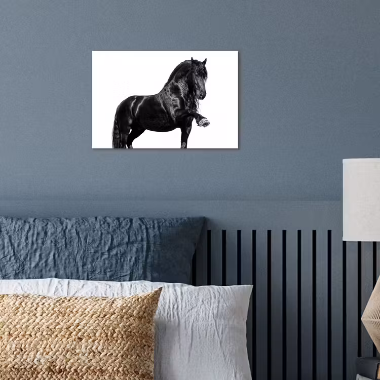 Fries - Hengst - Modern poster papier klein -sfeer2