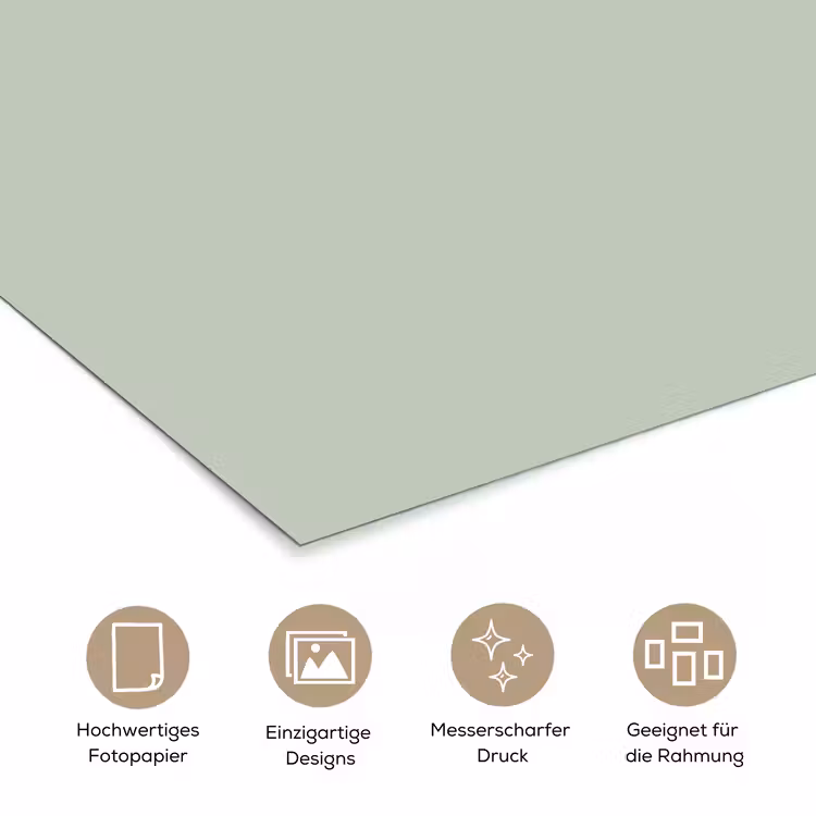 Frosted - Mint - Groen poster papier klein 62 -tcloseup_DE