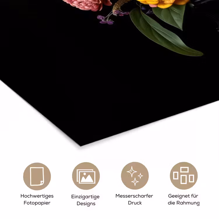 Lente - Bloemen - Klassiek - Vaas poster papier klein -tcloseup_DE