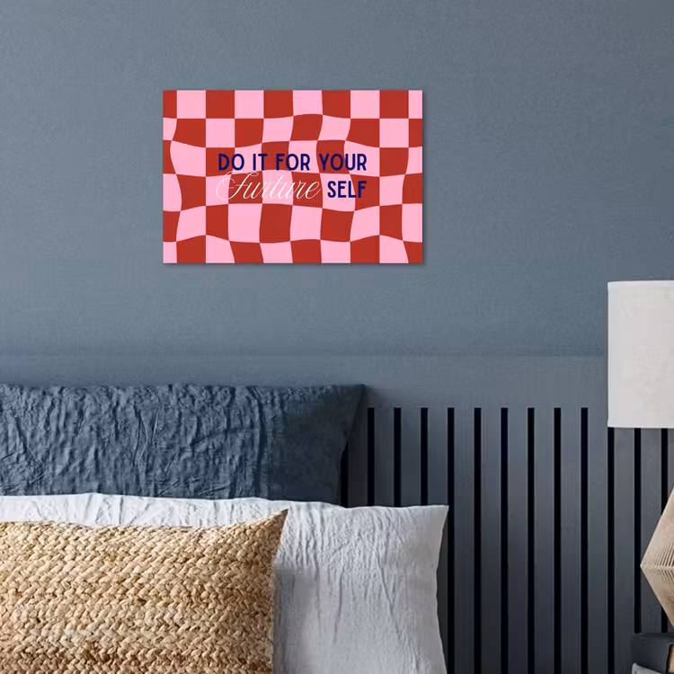 Furture - Geblokt - Rood poster papier klein -sfeer2