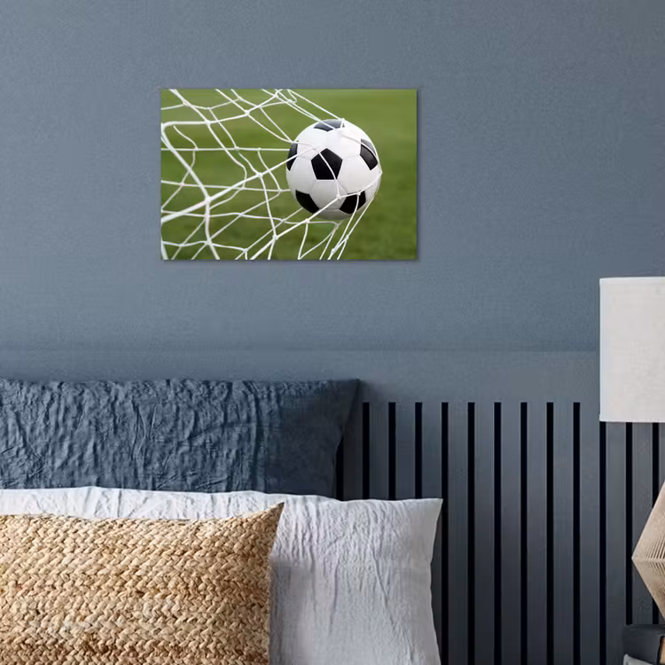 Voetbal - Goal - Net - Sport poster papier klein -sfeer2