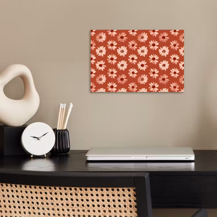 Madelief - Retro - Terracotta poster papier klein 62 -sfeer1