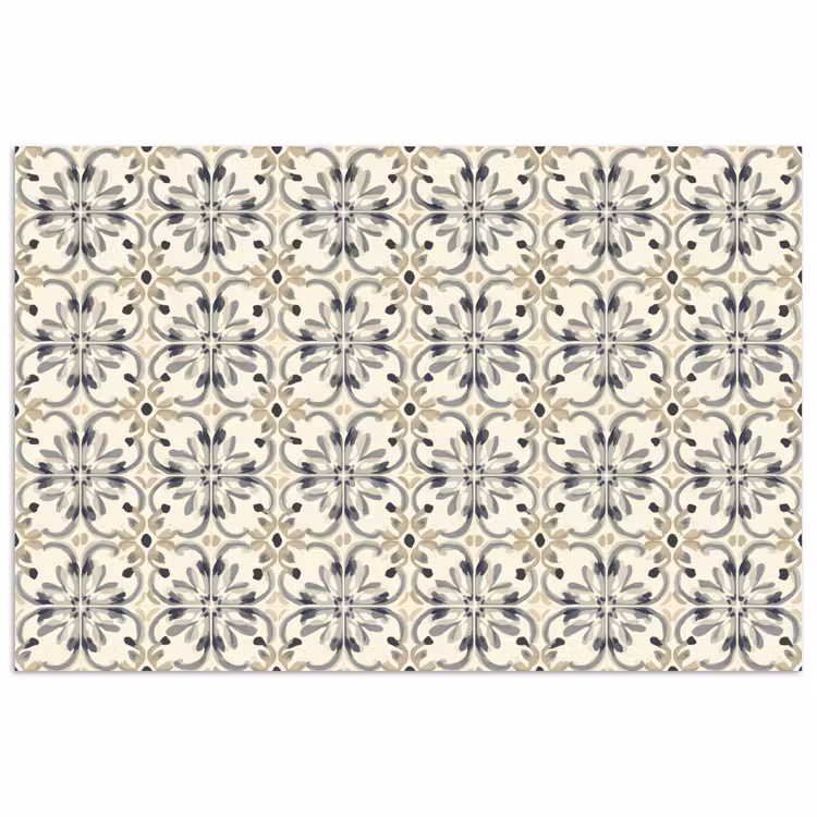 Floraal - Patroon - Kleurrijk poster papier klein 62 -3d