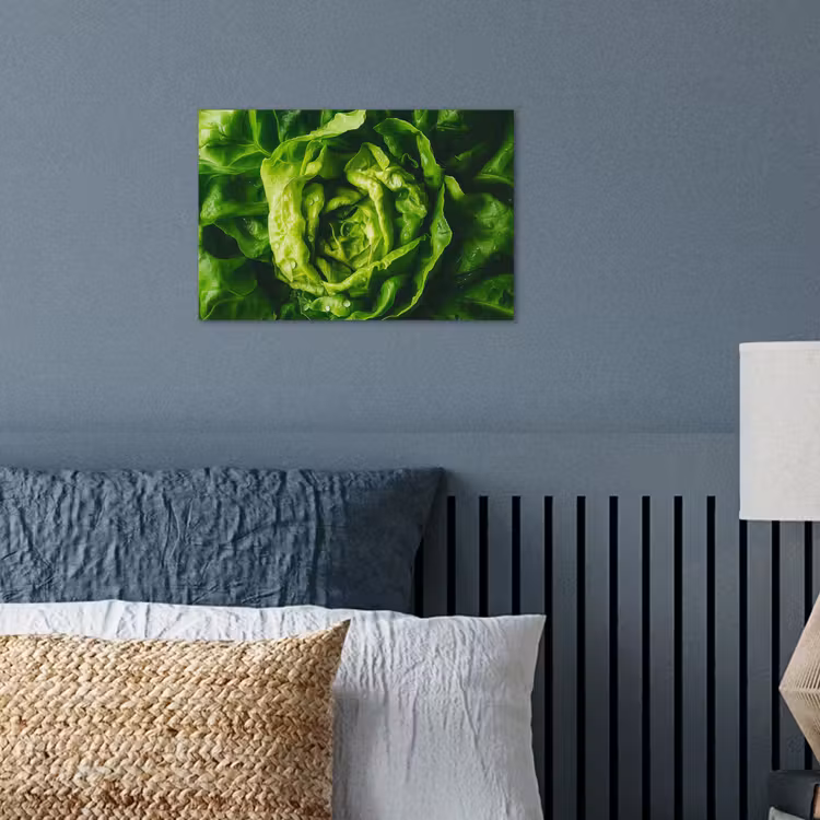 Groente - Sla - Groen poster papier klein -sfeer2