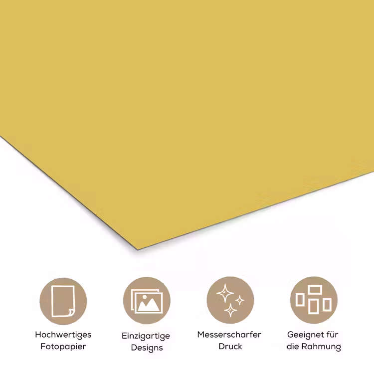 Golden - Victory - Geel poster papier klein 62 -tcloseup_DE
