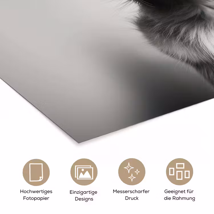 Golden retriever - Hond - Zonnebril - Gkas poster papier klein -tcloseup_DE