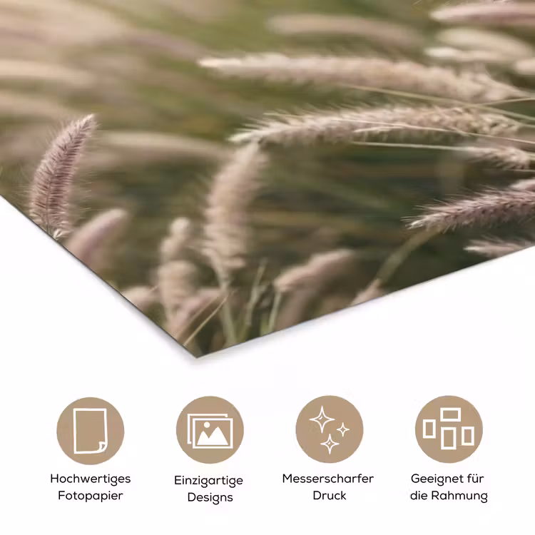Gras - Close up - Groen poster papier klein -tcloseup_DE