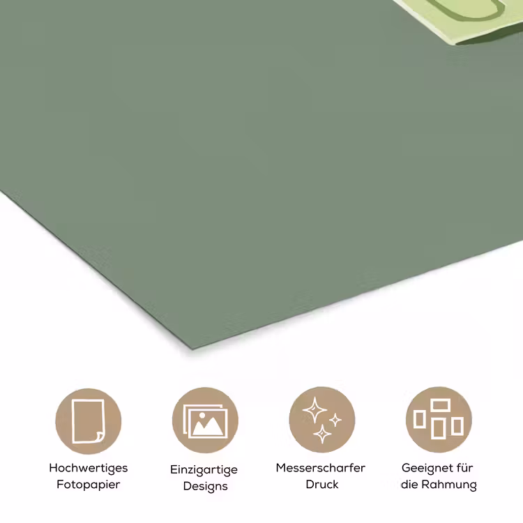 Groen - Waterijsje - Stokje - Illustratie poster papier klein -tcloseup_DE