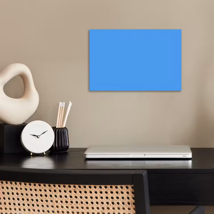 Bright - Azure - Blauw poster papier klein 62 -sfeer1
