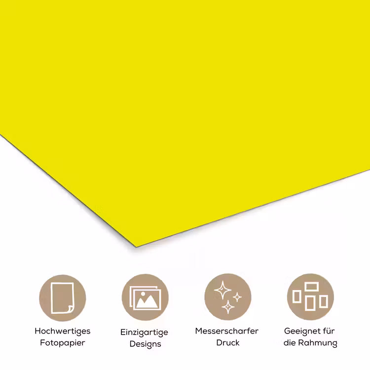 Bright - Canary - Geel poster papier klein 62 -tcloseup_DE