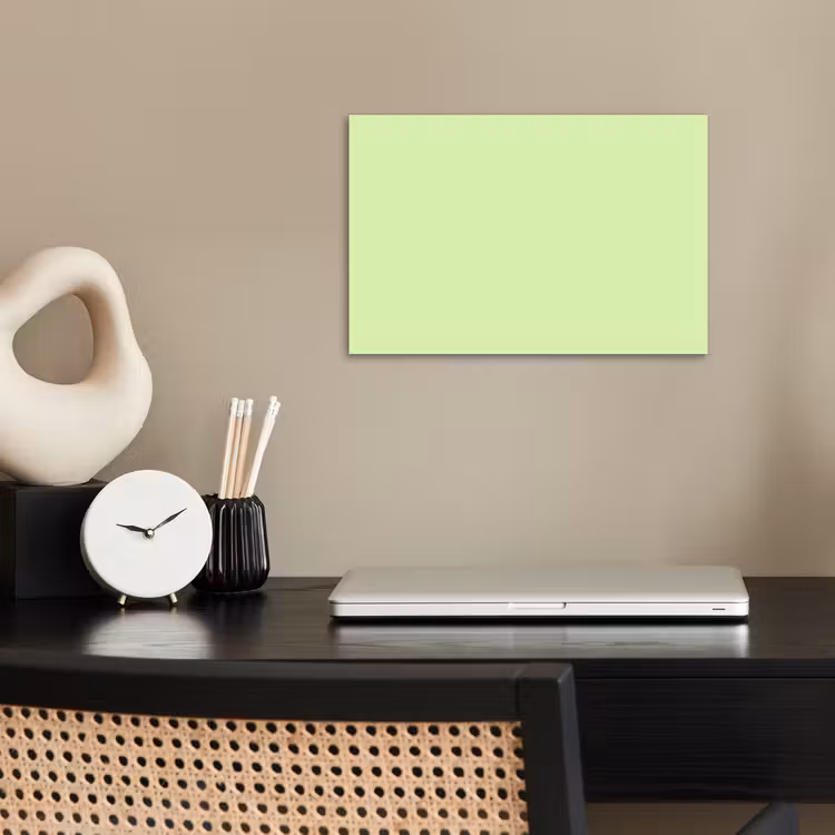 Light - Lime - Groen poster papier klein 62 -sfeer1
