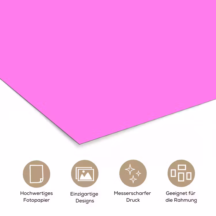 Bright - Orchid - Roze poster papier klein 62 -tcloseup_DE
