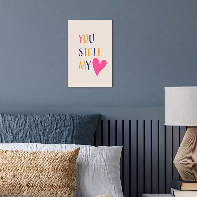 Hart - Valentijn - Tekst poster papier klein -sfeer2