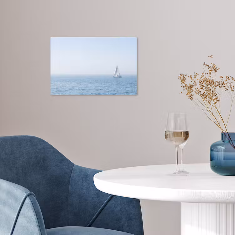Horizon - Zeilboot - Zee poster papier klein -sfeer3