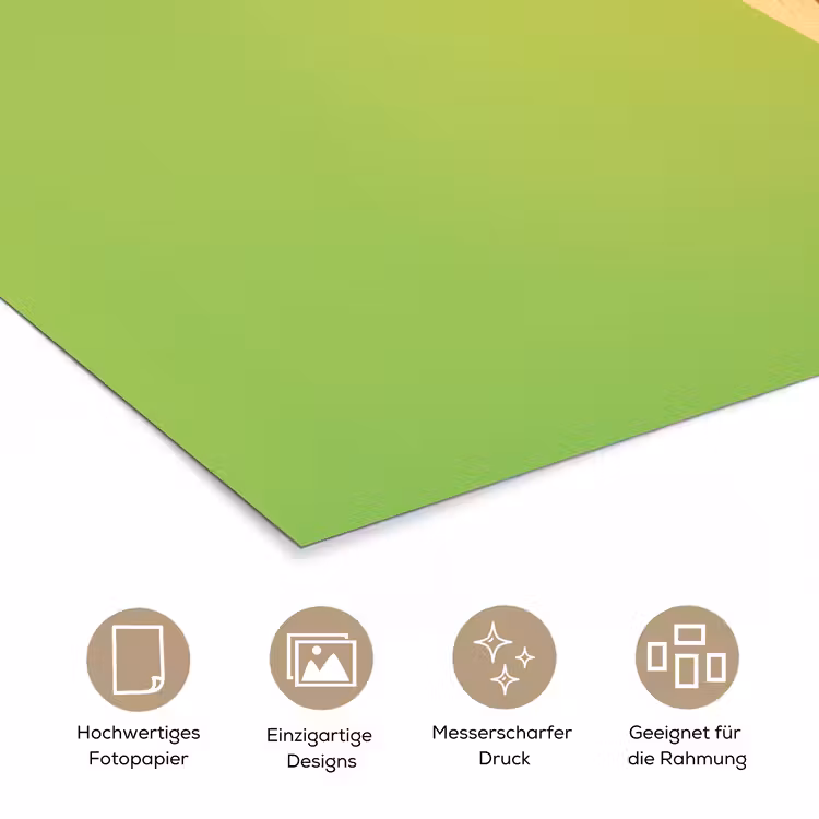 Hoorntje - Schepijs - Groen poster papier klein -tcloseup_DE
