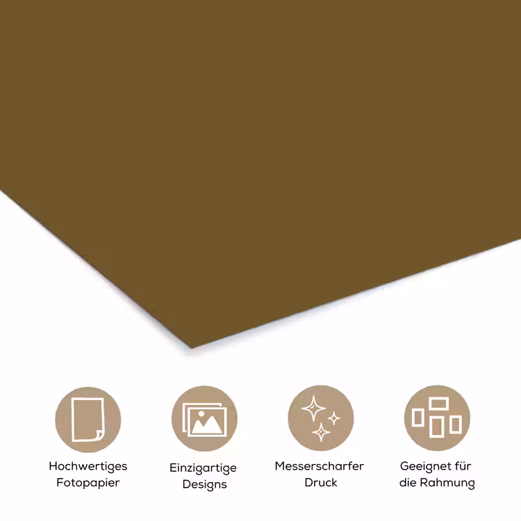 Hunter - Groen - Herfst poster papier klein 62 -tcloseup_DE