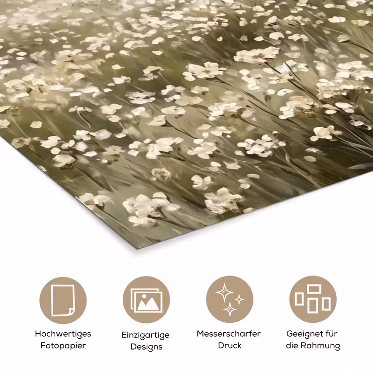 Illustratie - Landschap - Wit poster papier klein -tcloseup_DE