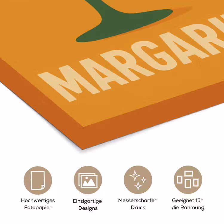 Illustratie - Margarita - Sinaasappelschijf - Oranje poster papier klein -tcloseup_DE