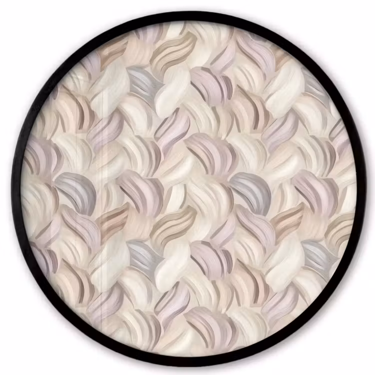 Abstract - Golvend - Pastel Fotolijst rond zonder passe partout klein 856 -3d