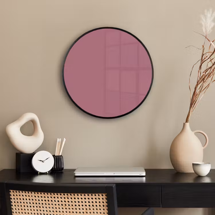 Antique - Mauve - Roze Fotolijst rond zonder passe partout klein 856 -sfeer1