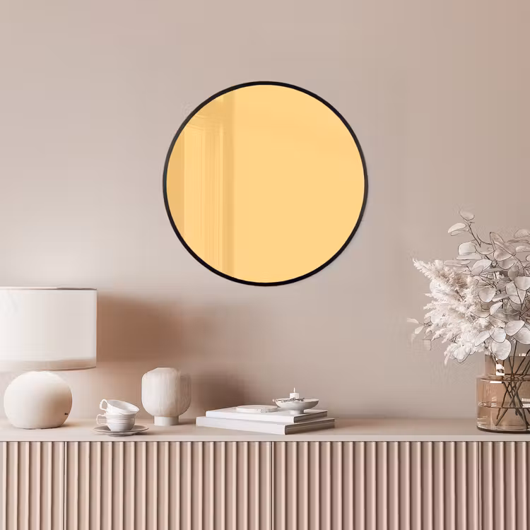 Apricot - Ice - Oranje Fotolijst rond zonder passe partout klein 856 -sfeer3