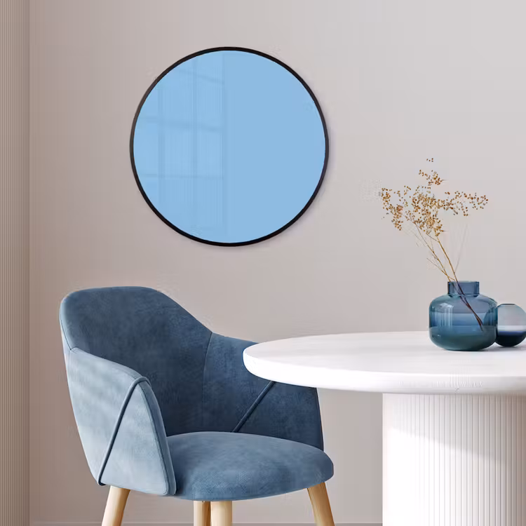 Baby - Blue - Blauw Fotolijst rond zonder passe partout klein 856 -sfeer2