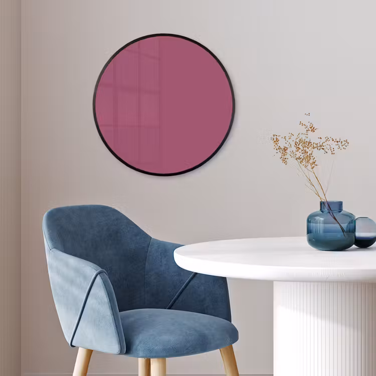 Berry - Roze -Pink Fotolijst rond zonder passe partout klein 856 -sfeer2
