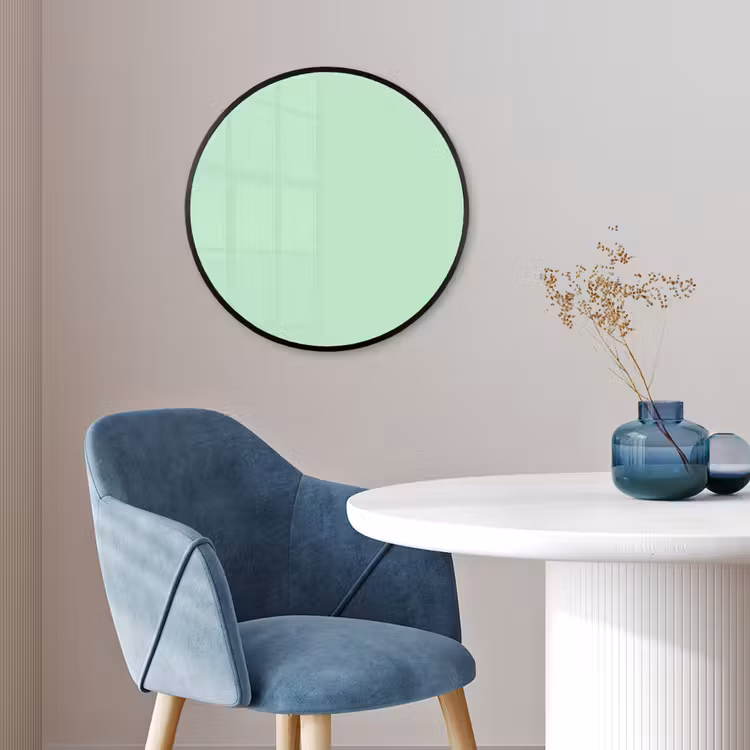 Pale - Mint - Groen Fotolijst rond zonder passe partout klein 856 -sfeer2
