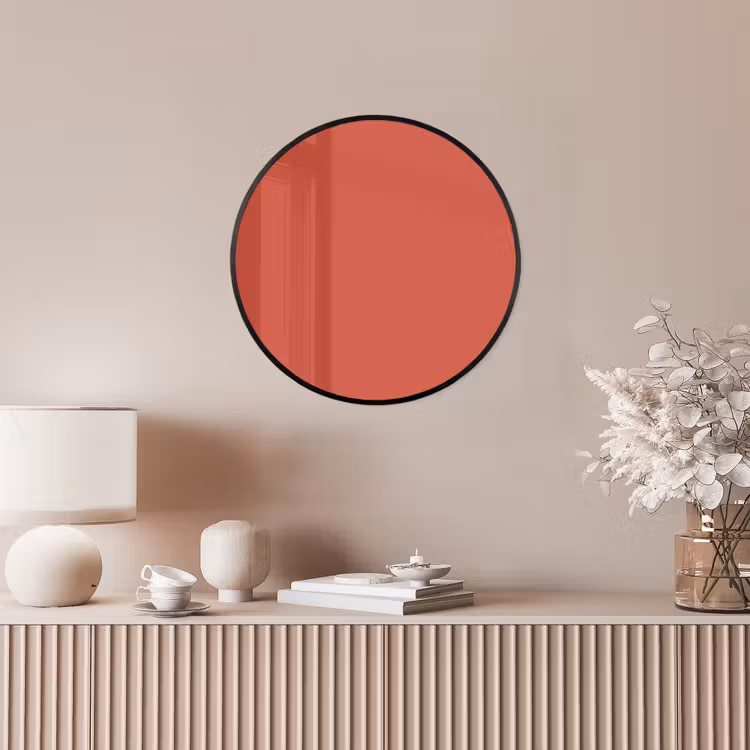 Brick - Red - Rood Fotolijst rond zonder passe partout klein 856 -sfeer3